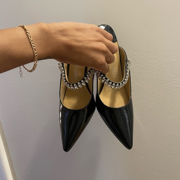 Black & Silver Heels - Picture 4 of 7